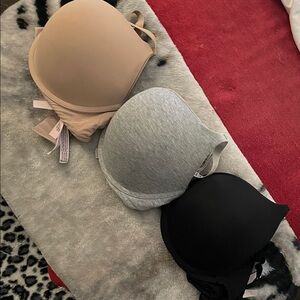 Victoria's Secret Bra Set - Tan, Gray, and Black